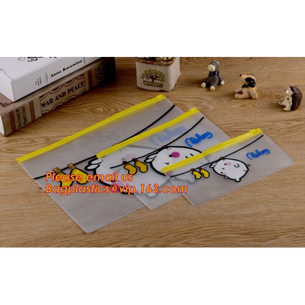 Quality wholesaler PP Plastic poly file folder A4 zipper lock bag with custom printing wholesale