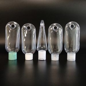 Cheap Clear Plastic Cosmetic Bottles With Collars In 30ml 50ml And 60ml Sizes for sale