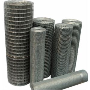 1/4"X1/4" BRC Welded Galvanized Wire Mesh Rolls BWG24-22 PVC Coated