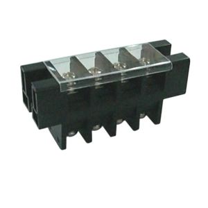 21mm Feed Through 180A Panel Mount Terminal Block With Plastic Cover