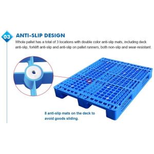Light weight one time plastic pallets for transport and storage, Heavy duty