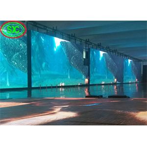 Customized RGB Stage LED Monitor Rental 2200nits 256mm X 128mm Module Size