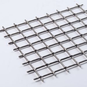 China Stainless Steel Crimped Woven Wire Mesh For Hotel Decoration on sale