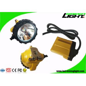 Coal Mining Cap Lights Hard Hat 10.4AH IP68 25000lux High Beam With 2A Charger