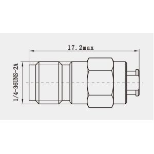 High Performance K2.92 Female Stainless Steel RF Connector For CXN3506/MF108A