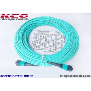 16fo 24fo Low IL Optical Fiber 50/125 OM4 MPO MTP Optical Fiber Patch Cord