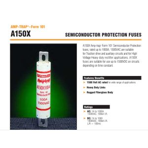 A150X80-3B A150X Ferraz Shawmut/Mersen Semiconductor Protection fuses A150X803B