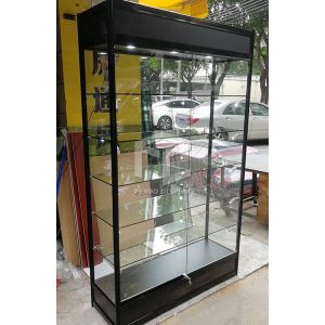 Monomer Design Wall Mounted Glass Display Showcase 8mm Tempered Glass