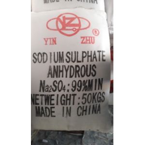 Solubility In Water Whiteness Sodium Sulfate Anhydrous Powder Non Flammable