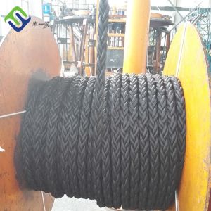 Customized 8 Strand Nylon Rope 40mm Hawser Marine Boat Mooring Lines