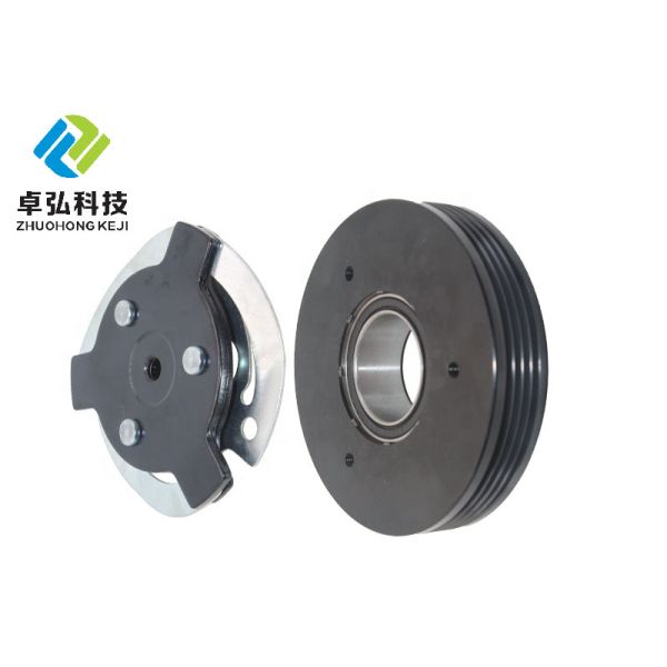 Auto AC Compressor Pulley Clutch Kit 4PK 115MM 12V for BMW X5 3.0 4.8 Car Fitment