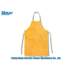 95*70cm Transmission Line Stringing Tools Yellow Cowhide Welding Apron