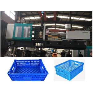 Plastic fruit vegetables box production horizontal Injection Molding Making