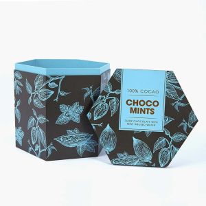 Custom Large Capacity Hexagon Shape 3D Raster Rigid Lid And Base Gift Box