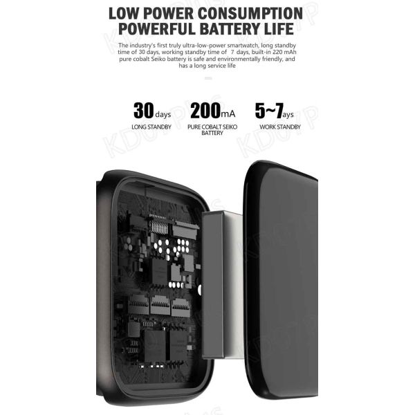 IP66 8M Silicon Android Smart Watches For Women Call And Fitness Tracker