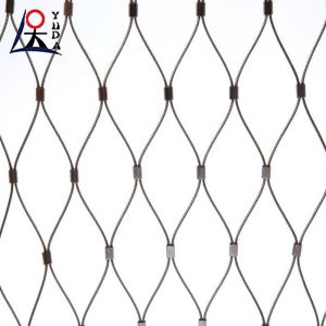 Cheap Architectura Flexible Safety stainless steel wire rope mesh Netting for sale