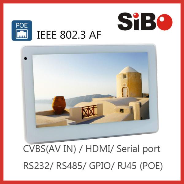 Quality Q896 7" Touch Screen Controller With CVBS IN And POE For Home Automation wholesale