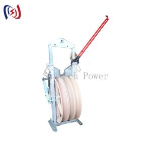 Aerial Helicopter Bundled Conductor Stringing Blocks MC Nylon Sheave