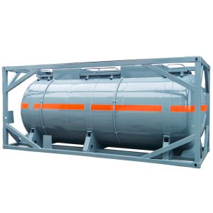 Cheap 20FT Concentrated Nitric Acid Tank Container With Complete Equipment ISO Certified for sale