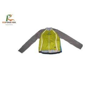 Windproof Winter Printed Cycling Jerseys With Reflective Strip Mens Jacket