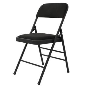 Park Stackable Folding PU Leather Matt Dining Chair for Events in Modern Design