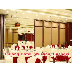 Commercial Movable Partition Wall with 6061-T6 Profile and Q235 Steel Frame for