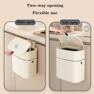 9L Wall Hanging Trash Can Recycling Wall Mounted Garbage Can