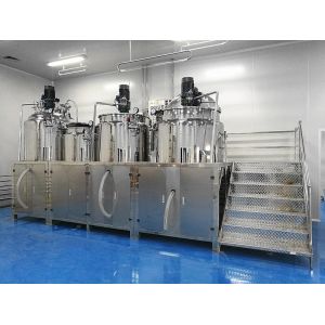 5000L Gel Shampoo Homogenizer Emulsifier Mixer Liquid Hand Wash Making Machine