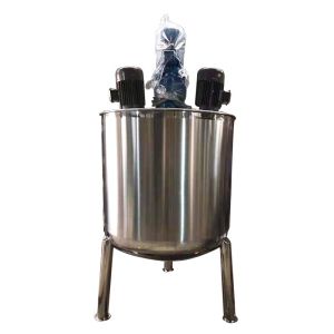 Electric Heating Stainless Mixing Tank Blending Reactor With Agitator 275 Gallon