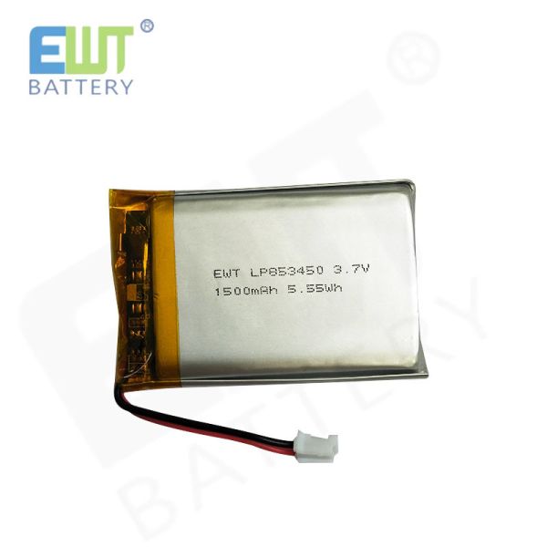 Quality LP853450  3.7V  1500MAH Li-Polymer Power Cell with Max Charging Current 1C wholesale