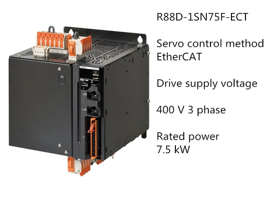 Quality 1S Servo Drive Omron EtherCAT Type 7.5KW Three Phase 400VAC R88D-1SN75F-ECT R88D-1SN30F-ECT wholesale