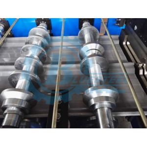 7.5m*1.2m*1.5m Steel Standing Seam Machine Max.15m/min Forming Speed