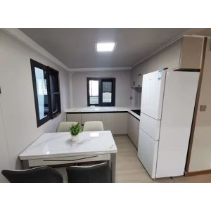 Steel Door Sandwich Panel Modular Container House Foldable Light Steel Structure