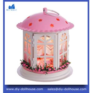 Cheap Mini Dollhouse DIY Dollhouse Building Model Educational Handmade Toy Model House I006 for sale