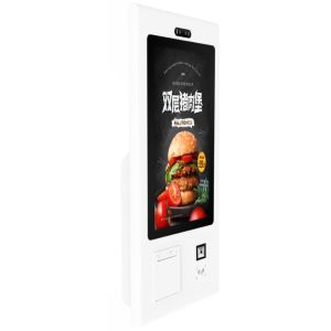 Built-in Printer Self Service Payment Kiosk for Supermarket Ordering and SDK