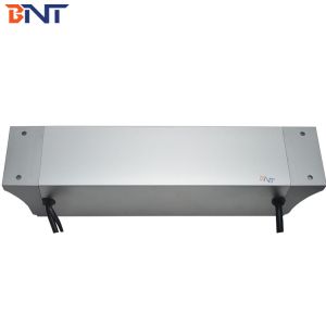 2mm surface thickness desk hanging power socket with frame plate side design