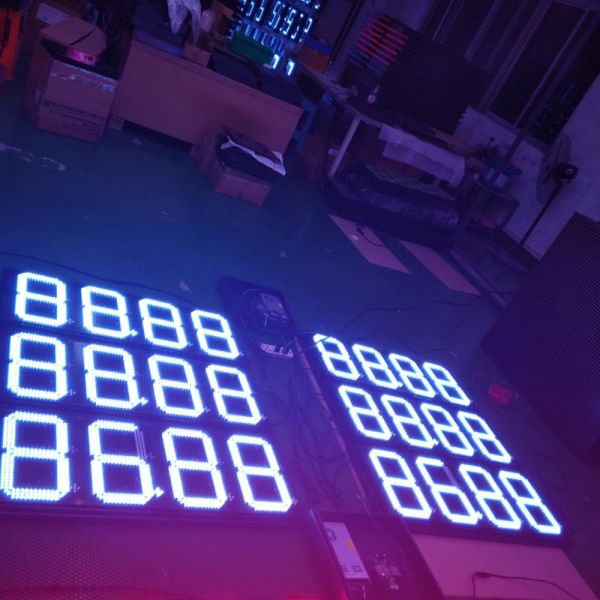 24 / 32 Inch 7 Segment Led Display For Red / Green / White / Yellow