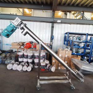 Custom Food-grade Screw Conveyor 304 Stainless Steel Conveying And Discharging