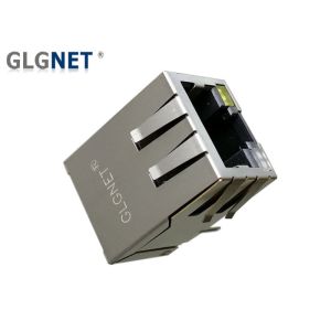 Single Port Latch Down LAN RJ 45 Connector With 1000 Base - T Integrated