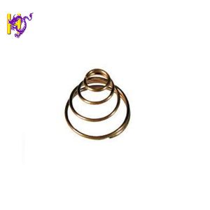 Industrial Nickel Plated Wire Helical Coil Spring Conical Compression