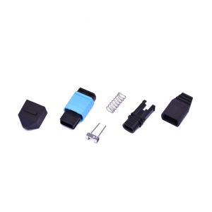 Cheap MPO 5.0mm Fiber Optic Connector Bare Ribbon Boot 12/24 Core Ferrule Fiber Jack for sale