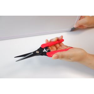 Lock Scissors Plastic Handle Housework Scissors With Safety Lock