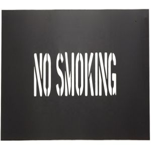 China Public Place No Smoking Stencil No Smoking Sign Plastic Letter Stencil Customized on sale