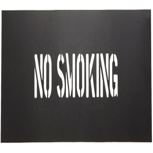 Public Place No Smoking Stencil No Smoking Sign Plastic Letter Stencil