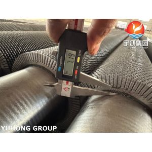 China ASTM A335 P11 HFW Serrated Finned Tube With Gr.11 Fins For Power Plants on sale