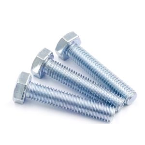 Hexagon Bolt M8 9/16 Inch Grade 4.8 Galvanized Corrosion-Resistant Industrial