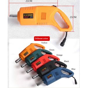 portable 12V electric impact wrench and wheel spanner for loosen tyre screw