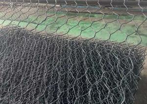 Cheap ECO Friendly 60mmx80mm Green PVC Coated Gabion Wire Mesh For Slope Paving for sale