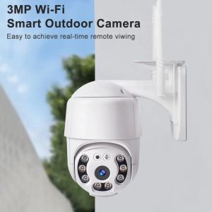 Outdoor PTZ Security Camera System Night Vision Surveillance CCTV IP Camera WIFI