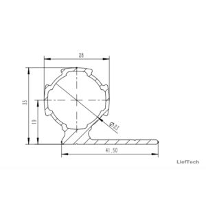 1.2mm Thickness Aluminium Alloy Pipe International Standard Size
